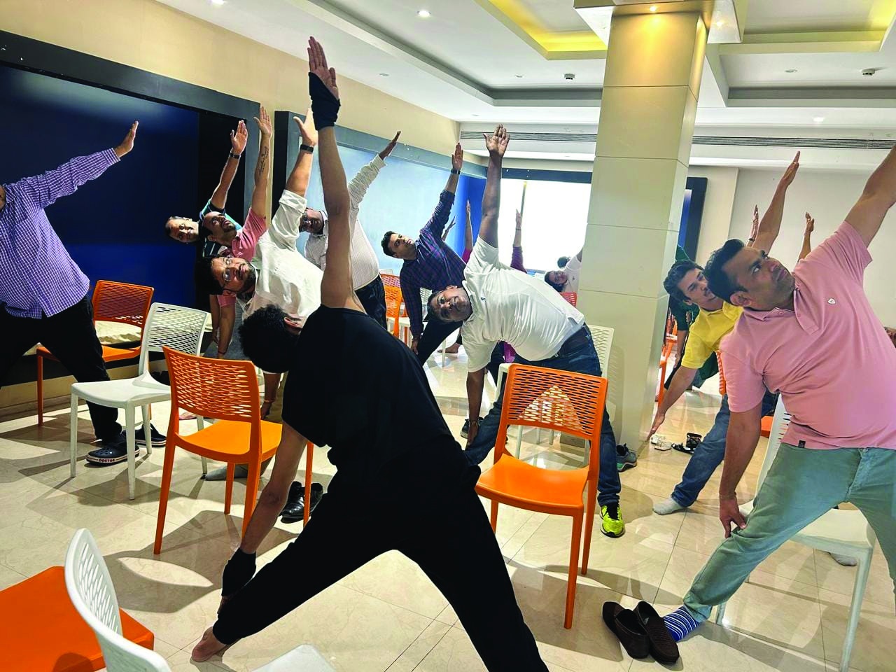 Chair Yoga & Stress Relief - VIP Industries Ltd