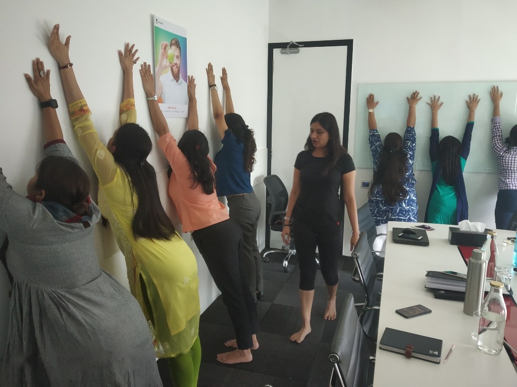 Wellness Campaigns - Corporate Workplace Yoga, Ergonomics & Posture Session